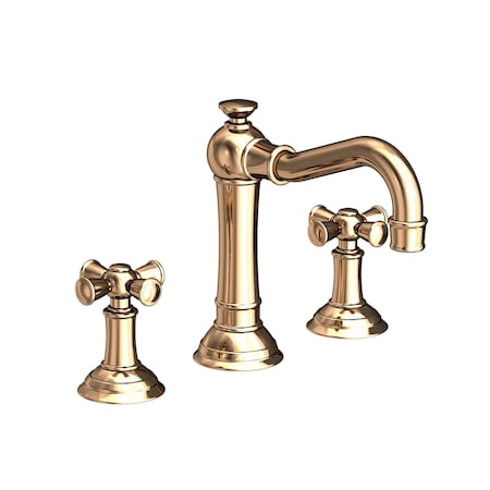 Newport Brass Widespread Lavatory Faucet in French Gold (Pvd) 2460-24A
